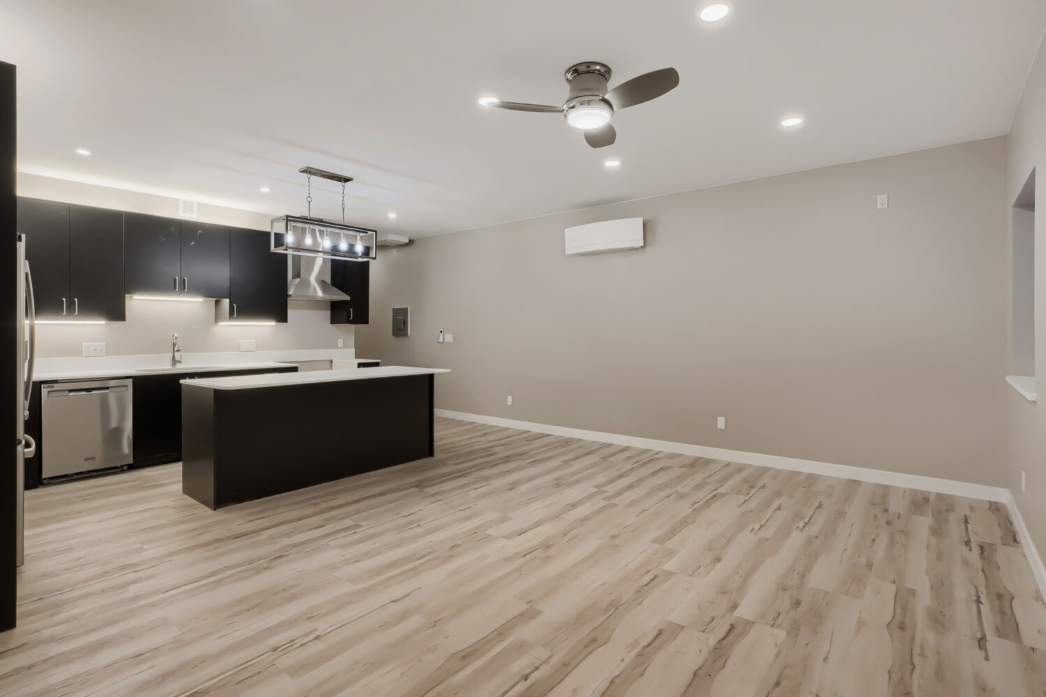 Basement Living Room Remodel — 3590 West 21st Avenue Unit 2, Denver, CO 80211
