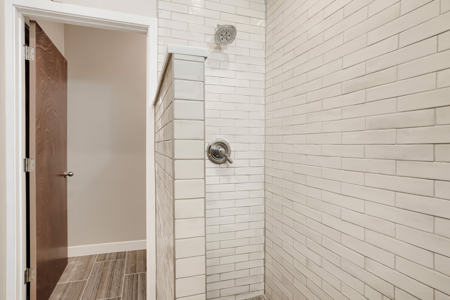Basement shower detail — 3590 West 21st Avenue Unit 2, Denver, CO 80211